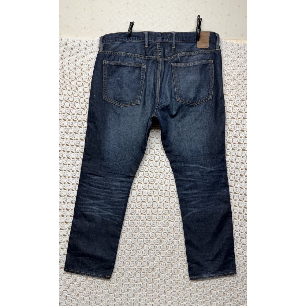 Gap Slim Jeans Mens Tag 36x30 Fits 36x28 Blue Denim  100%Cotton Straight 1969